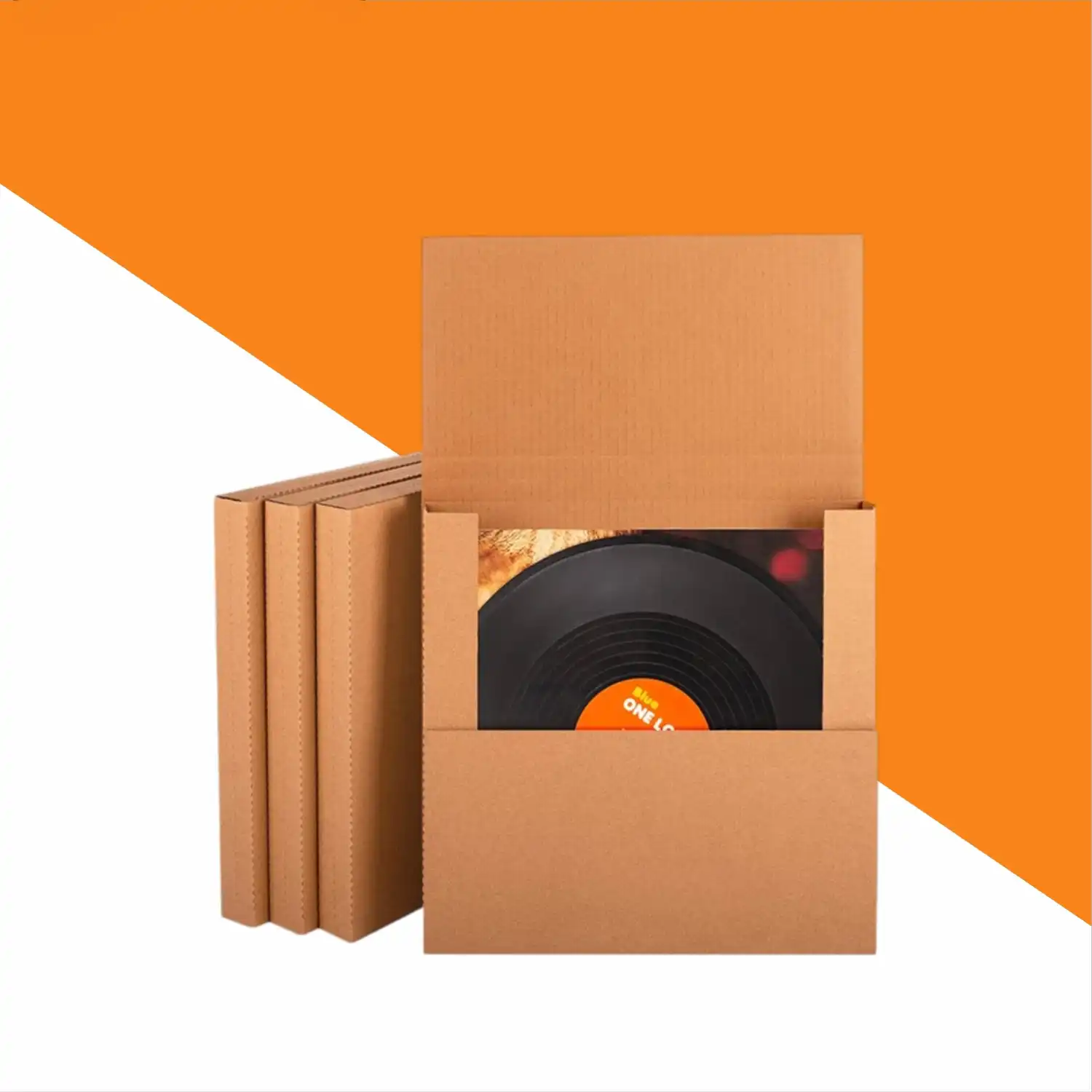 Customized Vinyl Record Shipping Boxes With Logo